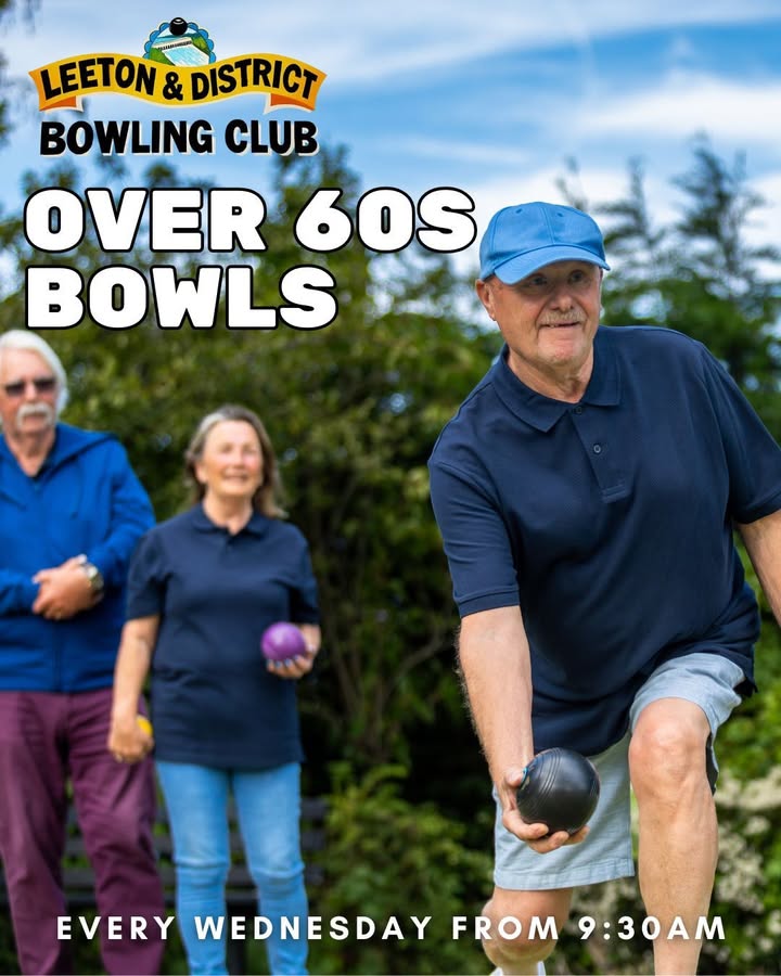 Featured image for “Over 60s Bowls Returns at Leeton Bowls”