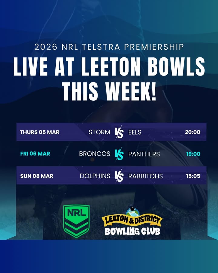 Featured image for “NRL Action This Week at Leeton Bowls”