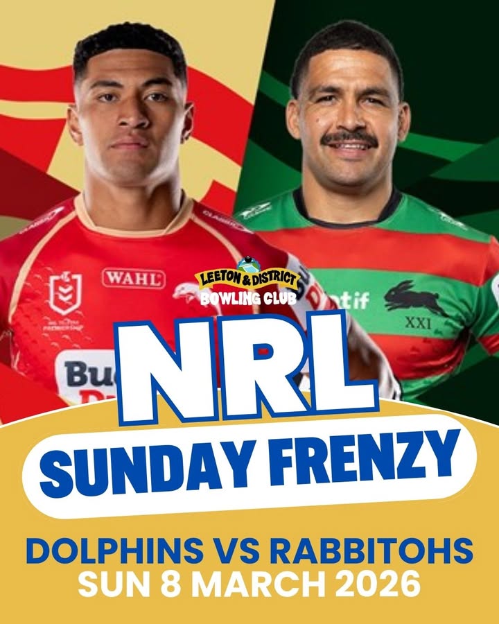 Featured image for “NRL Sunday Frenzy at Leeton Bowls”