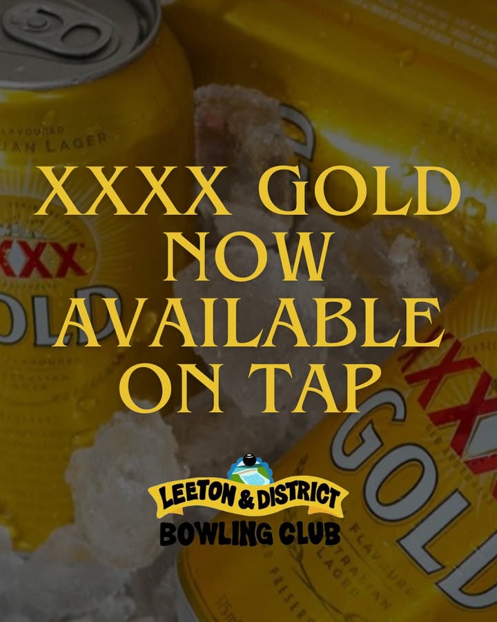 Featured image for “XXXX Gold Now on Tap at Leeton Bowls”