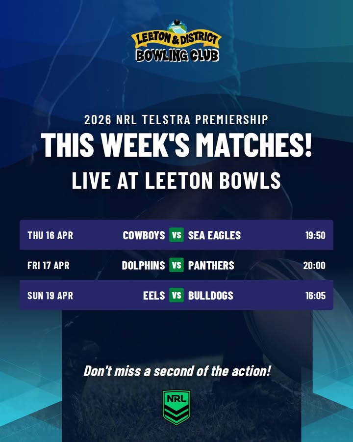 Featured image for “Watch the 2026 NRL Telstra Premiership Live at Leeton Bowls”