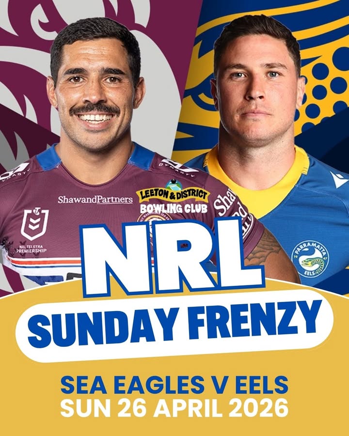 Featured image for “NRL Sunday Frenzy Returns at Leeton Bowls”