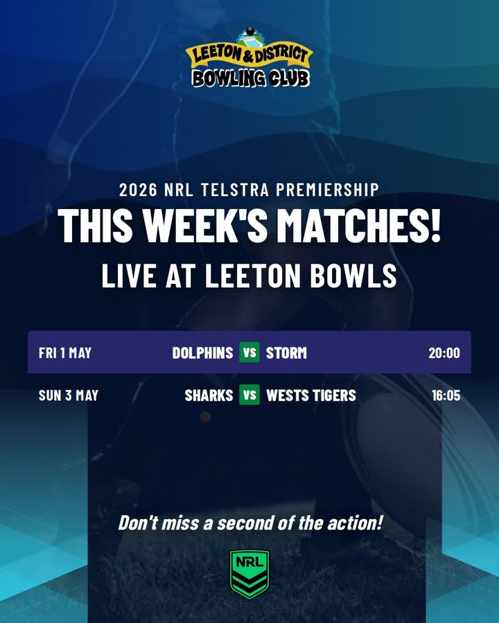 Featured image for “Watch the 2026 NRL Telstra Premiership Live at Leeton Bowls”