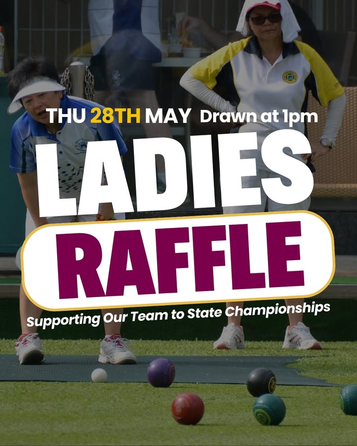 Featured image for “Ladies Raffle at Leeton Bowls – Support the Team to State”