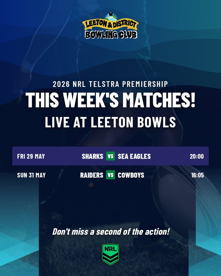 Featured image for “Watch the 2026 NRL Telstra Premiership Live at Leeton Bowls”