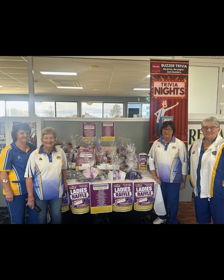 Featured image for “Ladies Raffle Winners Announced at Leeton Bowls”