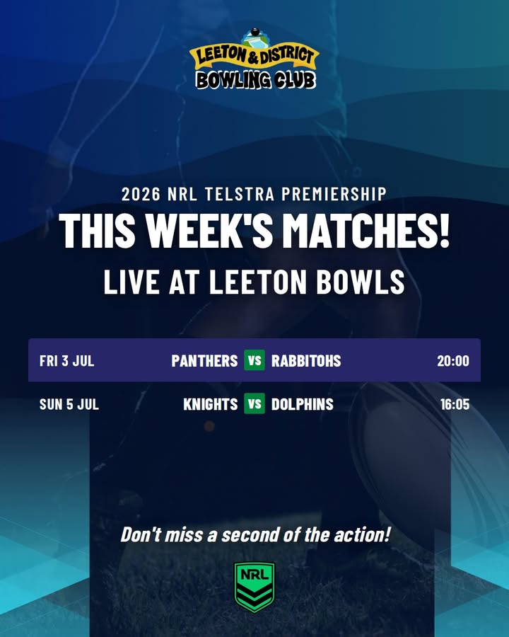 Featured image for “Watch NRL Live at Leeton Bowls This Week”