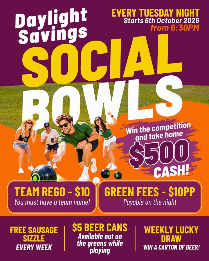 Featured image for “Tuesday Social Bowls at Leeton Bowls from 6 October”